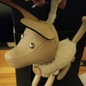 Kendall & Kylie leather dog purse charm